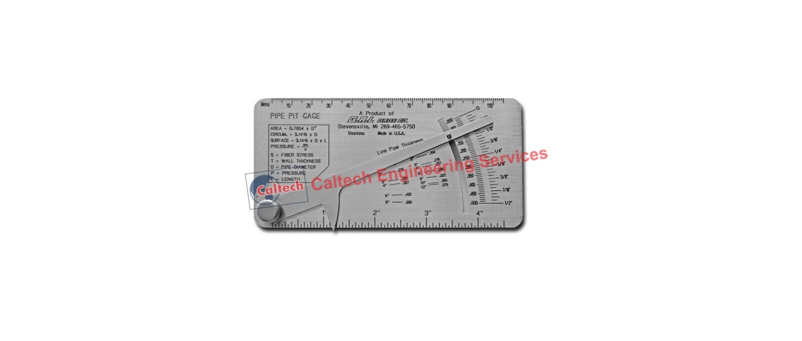Pipe Pit Gauge - GAL Gage